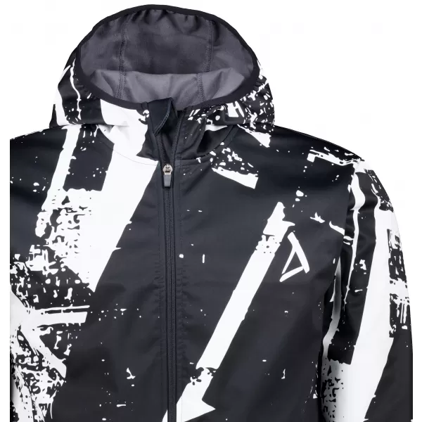  Premium-Softshelljacke für Herren ALTISPORT VOJ/ALM079JACK01 SCHWARZ UND WEIß 