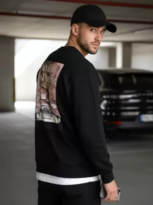 Herren-Sweatshirt DSTREET BX5947 SCHWARZ