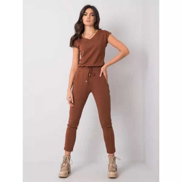  Jogginghose für Damen BASIC FEEL GOOD RV-DR-3589.07X DUNKELBRAUN 