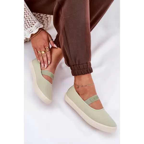  Damen-Sneaker BIG STAR NN274604 GRÜN Big Star Shoes 