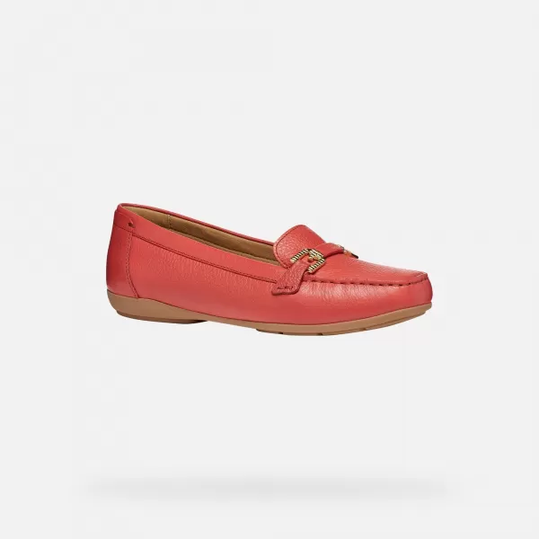  Damenmokassins GEOX ANNYTAH MOC G012826 ROT 