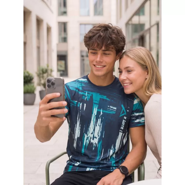  Premium-T-Shirt für Herren ALTISPORT VOJ/ALM010TR01 MARINEBLAU 