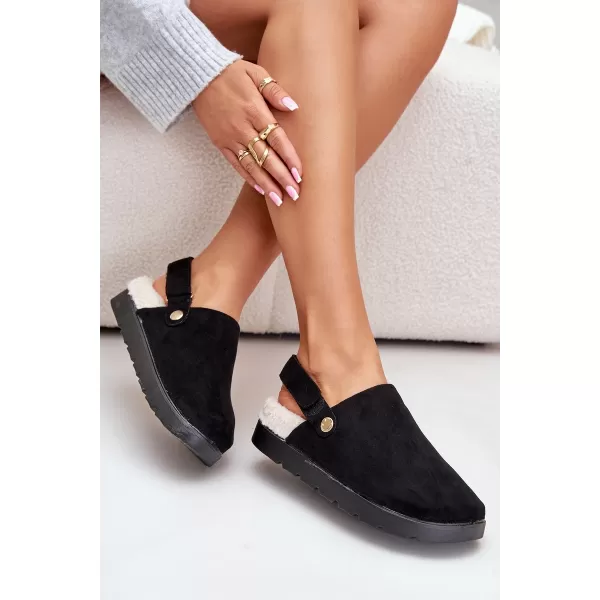  Damenhausschuhe BOTO LINNEOLA 34719 SCHWARZ 