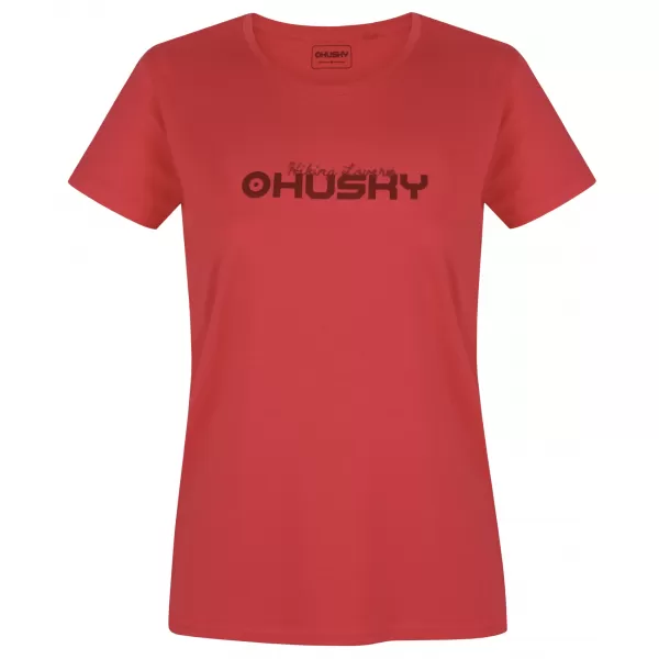  Damen-T-Shirt HUSKY TEE HIKE L ROSA 