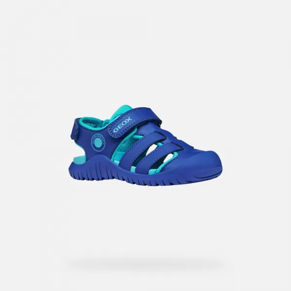  Sandalen für Jungen GEOX S. FUSBETTO PRO J650JA0CE15C4255 BLAU 