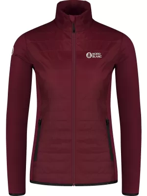 Sportjacke für Damen NORDBLANC HINTER NBWJL8361 BURGUND