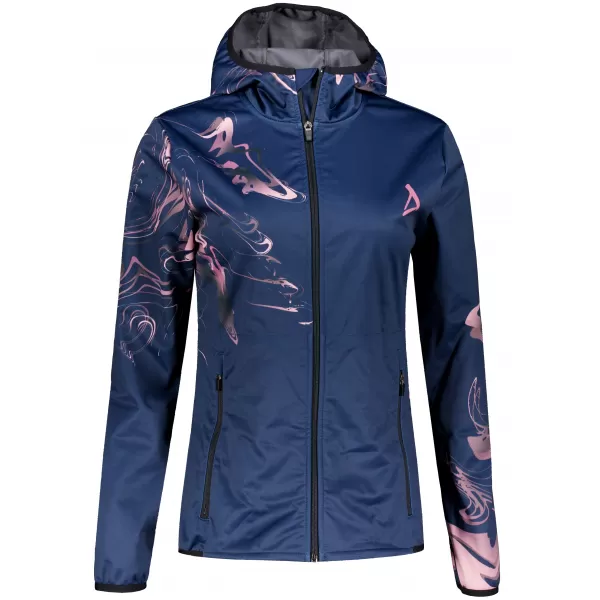  Premium-Softshelljacke für Damen ALTISPORT VOJ/ALW064JACK01 BLAU ROSA 