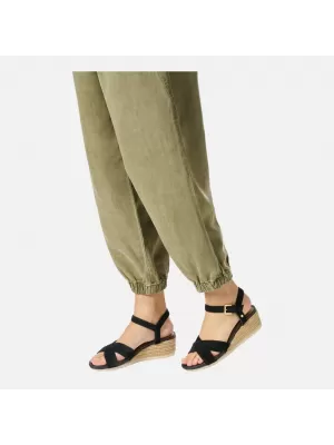 Damensandalen GEOX ISCHIA CORDA G000706 SCHWARZ