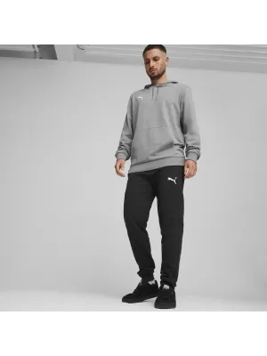 Herren -Sweatshirt PUMA TEAMGOAL CASUALS HOODY 658618_33 MITTELGRAUES HEATHER/WEIß