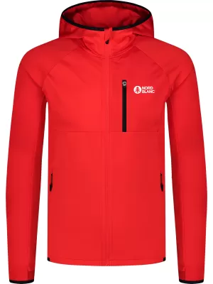 Powerfleece-Sweatshirt für Herren NORDBLANC CREEK NBWFM8280 ROT