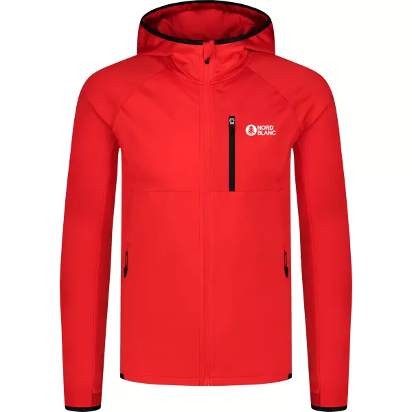  Powerfleece-Sweatshirt für Herren NORDBLANC CREEK NBWFM8280 ROT 