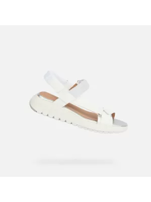 Damensandalen GEOX FLEXTRIDE S G013067 WEIß