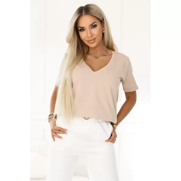  Damenbluse NUMOCO 665-3 BEIGE 