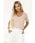 Damenbluse NUMOCO 665-3 BEIGE