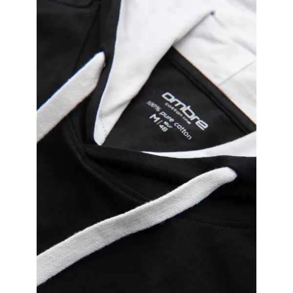  Herren-T-Shirt OMBRE OM-TSCT-0256 SCHWARZ 