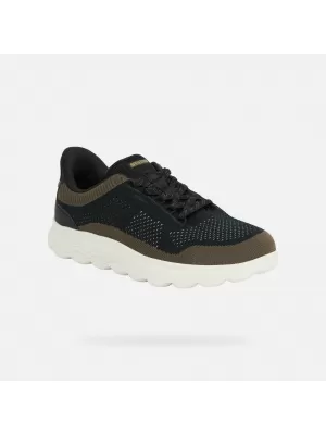 Herren-Sneaker GEOX SPHERICA PLUS FAST IN G014662 SCHWARZ