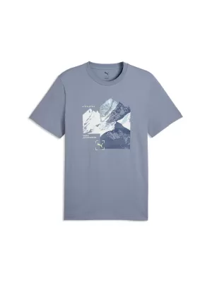 Herren-T-Shirt PUMA GRAPHIC TEE 691779_65 GRAUER HIMMEL