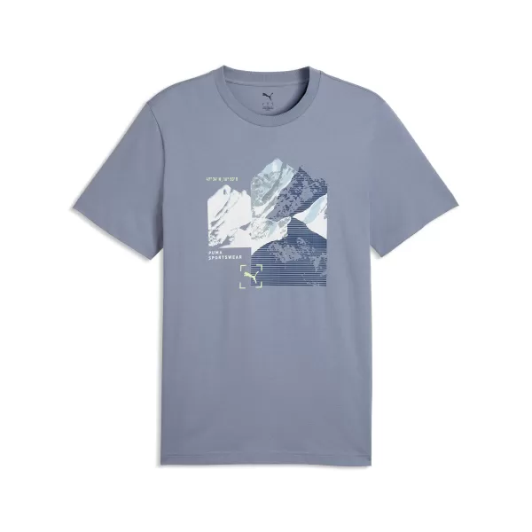  Herren-T-Shirt PUMA GRAPHIC TEE 691779_65 GRAUER HIMMEL 