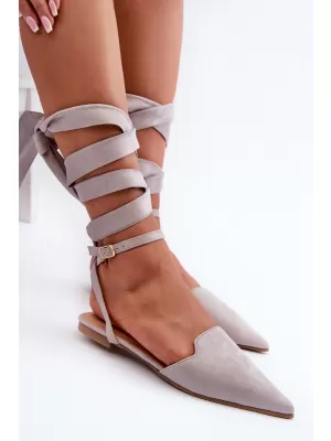 Ballerinas für Damen BOTO ELLESARA 32771 GRAU