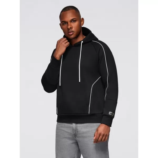  Herren-Sweatshirt OMBRE OM-SSNZ-0250 SCHWARZ 