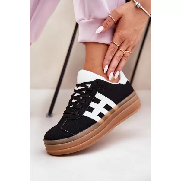  Damen-Sneaker EVENTO SYLIYANA SCHWARZ 