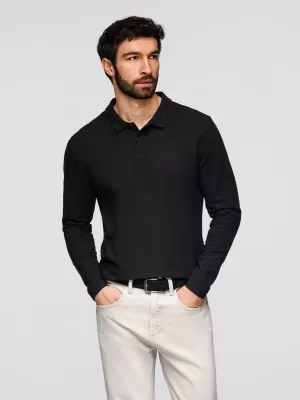 Herren-T-Shirt OMBRE OM-POBL-0162 SCHWARZ