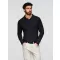 Herren-T-Shirt OMBRE OM-POBL-0162 SCHWARZ