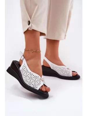 Damensandalen VINCEZA 79529 WEIß