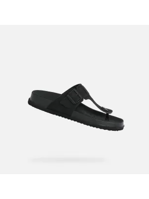 Herrenhausschuhe GEOX PARNAIBA G014438 SCHWARZ