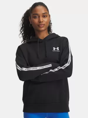 Damen-Sweatshirt UNDER ARMOUR ICON FLEECE TAPED HDY 6003708-004 SCHWARZ