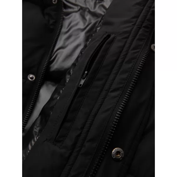 Herren-Winterjacke OMBRE OM-JALJ-0309 SCHWARZ 