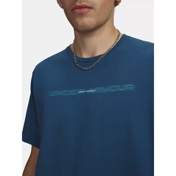  Herren-T-Shirt UNDER ARMOUR M BLUR WM SS 6009248-498 BLAU 