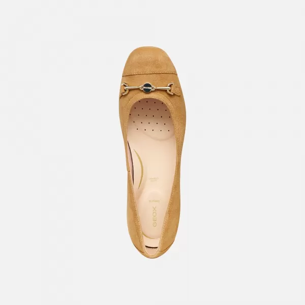  Ballerinas für Damen GEOX ANNYTAH G012968 BRAUN 