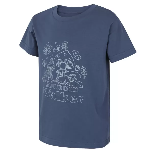  Kinder-T-Shirt HUSKY TEE MUSHROOM K BLAU 