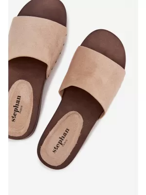 Damenhausschuhe BOTO FERINNA 41222 KHAKI