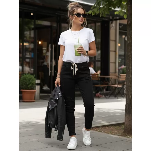  Damenhosen DSTREET UY2857 SCHWARZ 
