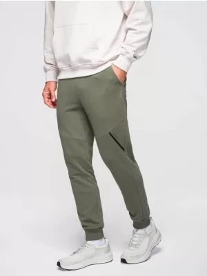 Herren-Jogginghose OMBRE OM-PASK-0280 OLIVE