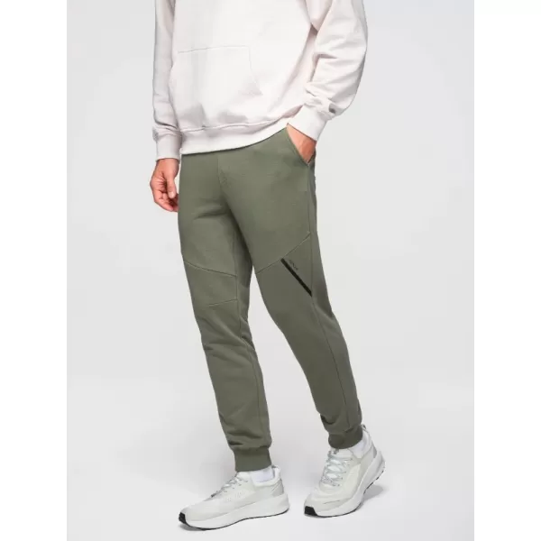  Herren-Jogginghose OMBRE OM-PASK-0280 OLIVE 