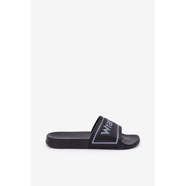  Herrenhausschuhe WRANGLER AVERELL 20251042.25Y SCHWARZ 
