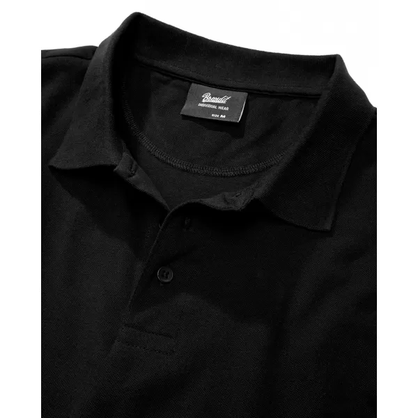  Herren-T-Shirt mit Kragen BRANDIT 4215 SCHWARZ 