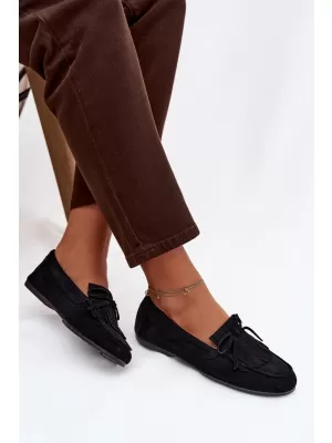 Damenmokassins BOTO JANELISSE 41308 SCHWARZ