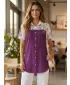 Premium-Shirt für Damen ALTISPORT VOJ/ALW008KOS01 BURGUND