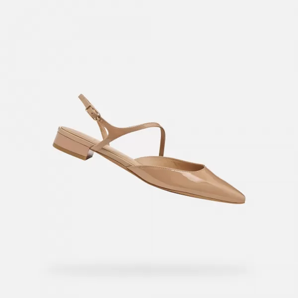  Ballerinas für Damen GEOX GISELDA15 G013213 HELLBRAUN 