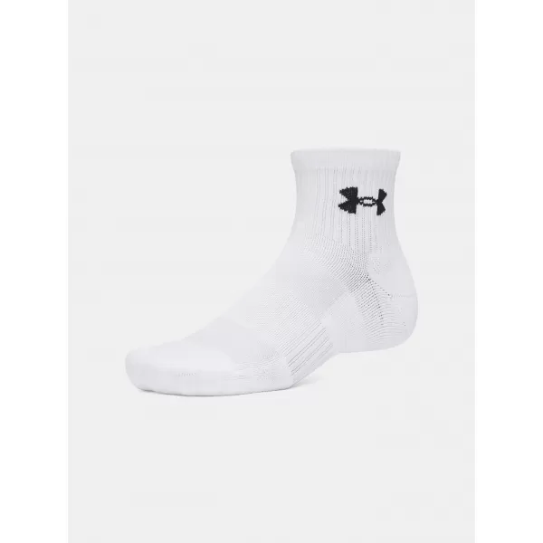  Socken UNDER ARMOUR PERFORMANCE COTTON 3P QTR 6009686-100 WEIß 