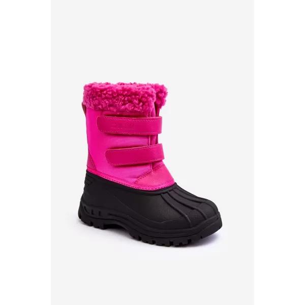  Kinder-Winterschuhe BIG STAR MM374112 FUCHSIA/SCHWARZ Big Star Shoes 