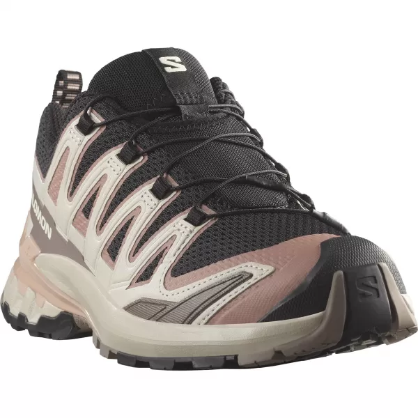  Damenschuhe SALOMON XA PRO 3D V9 W L47882800 SCHWARZ/WURZELHOLZ/MAHAGONI-ROSÉ 