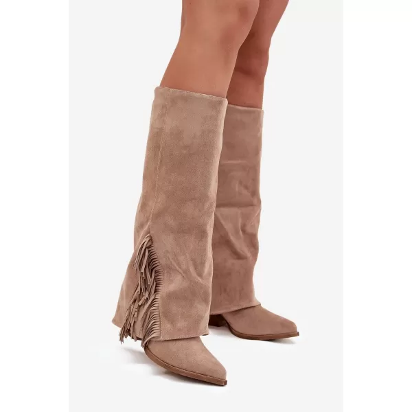  Damenschuhe mit Absatz BOTO ZALIA 38568 KHAKI 