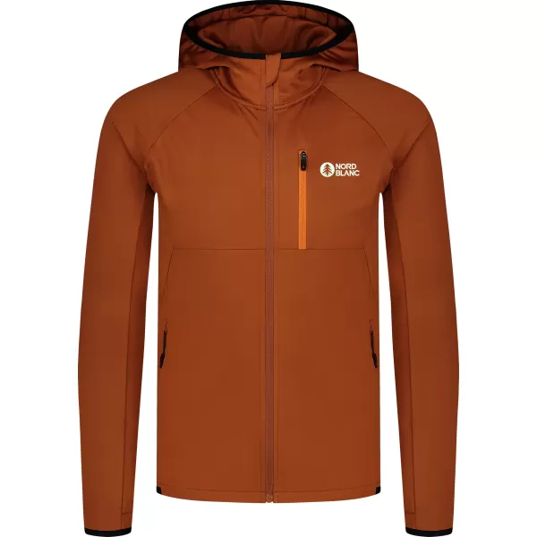  Powerfleece-Sweatshirt für Herren NORDBLANC CREEK NBWFM8280 BRAUN 