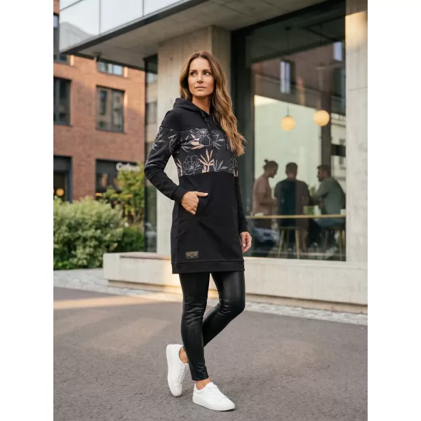  Damen-Sweatshirt ALTISPORT HETHER SCHWARZ 