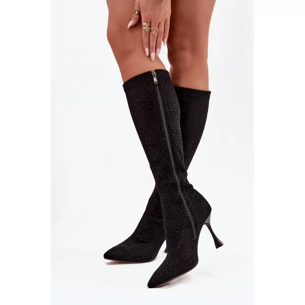  Damenstiefel D&A JC52-883 SCHWARZ 